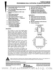 TLC5618AMJG datasheet pdf Texas Instruments