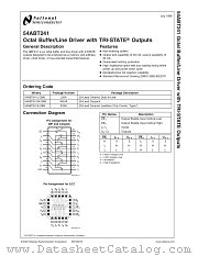 5962-9322701Q2A(54ABT241E-QML) datasheet pdf National Semiconductor