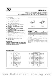 M54HC241D datasheet pdf ST Microelectronics