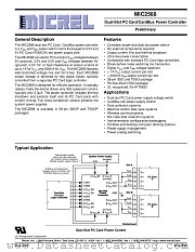 MIC2568 datasheet pdf Micrel Semiconductor