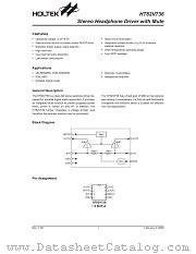 HT82V736 datasheet pdf Holtek Semiconductor