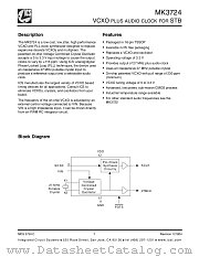 MK3724 datasheet pdf Texas Instruments