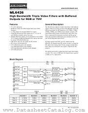 ML6426CS5 datasheet pdf Fairchild Semiconductor