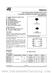 TSM1015ID datasheet pdf ST Microelectronics