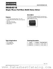 FAN8461GX datasheet pdf Fairchild Semiconductor