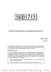 S6B1713A datasheet pdf Samsung Electronic