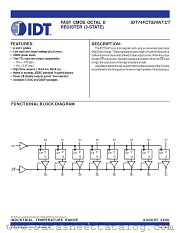 IDT74FCT534ATSO8 datasheet pdf IDT