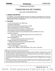 TMPR9956CXBG datasheet pdf TOSHIBA