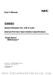 SP850 datasheet pdf NEC
