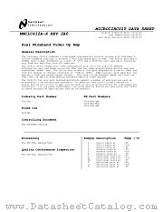CLC412AJ-MLS datasheet pdf National Semiconductor