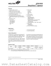 HT81R09 datasheet pdf Holtek Semiconductor