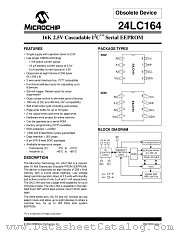 24LC164 datasheet pdf Microchip