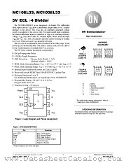 MC10EL33DR2 datasheet pdf ON Semiconductor