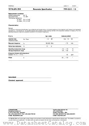 TFR433E datasheet pdf Vectron
