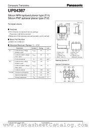 UP04387 datasheet pdf Panasonic