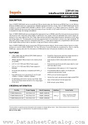 HYMD512646A(L)8J-43 datasheet pdf Hynix Semiconductor