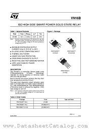 VN16B(011Y) datasheet pdf ST Microelectronics