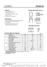 KPC6N135 datasheet pdf Cosmo Electronics
