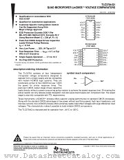 TLC3704MJ datasheet pdf Texas Instruments