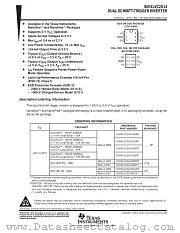 SN74LVC2G14YEPR datasheet pdf Texas Instruments