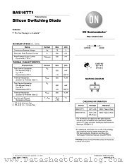 BAS16TT1 datasheet pdf ON Semiconductor