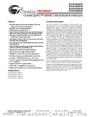 CY7C1514V18 datasheet pdf Cypress