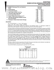 CD74FCT843AM96 datasheet pdf Texas Instruments