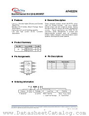 AF4920N datasheet pdf Anachip
