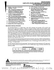 SN74GTLPH32916 datasheet pdf Texas Instruments