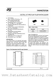 74VHCT273A datasheet pdf ST Microelectronics