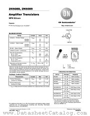 2N5089RLRA datasheet pdf ON Semiconductor