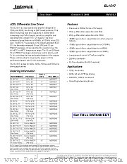 EL1517 datasheet pdf Intersil