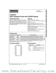 74ABT373CMSAX datasheet pdf Fairchild Semiconductor