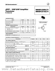 MMBFJ309LT1 datasheet pdf ON Semiconductor
