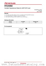 HVU326C datasheet pdf Renesas