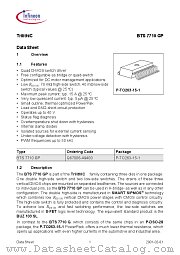BTS 7710 GP datasheet pdf Infineon