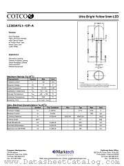 LC503AYL1-15P-A datasheet pdf Marktech Optoelectronics