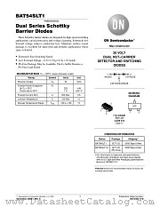 BAT54SL datasheet pdf ON Semiconductor