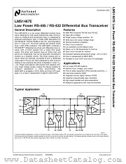 LMS1487E datasheet pdf National Semiconductor
