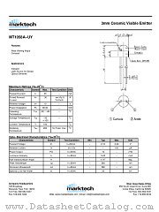 MT1058A-UY datasheet pdf Marktech Optoelectronics