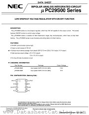 UPC29S10 datasheet pdf NEC