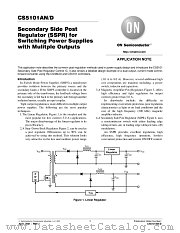CS5101EDWR16 datasheet pdf ON Semiconductor