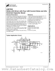 LM27953TLX datasheet pdf National Semiconductor