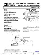 AD5547BRU datasheet pdf Analog Devices