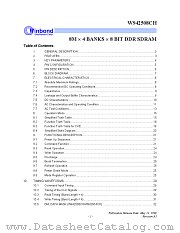 W942508CH-6 datasheet pdf Winbond Electronics