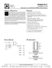 ICS85314I-11 datasheet pdf Texas Instruments