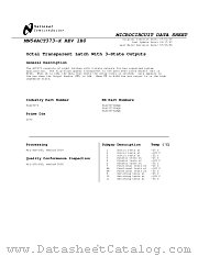 5962-87556012A(54ACT373LMQB) datasheet pdf National Semiconductor