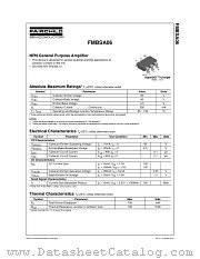 FMBSA06 datasheet pdf Fairchild Semiconductor