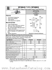 SF2004G datasheet pdf Taiwan Semiconductor