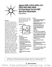 5962-0420501HPC datasheet pdf Agilent (Hewlett-Packard)